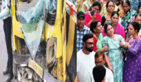 Nagpur Mankapur Flyover Crash: Tearful Farewell to Student Saanvi, Brother Still Hospitalized