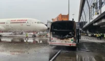 Air India bus catches fire at Delhi Airport, no casualty