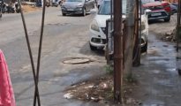 Electric DP Blocks Traffic at Omkar Nagar Square, Citizens Demand Action