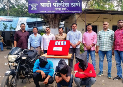 Nagpur Police Nab Trio in Wadi Robbery Within Two Days, Recover Stolen Valuables Worth ₹1.32 Lakh