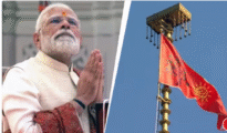 PM Modi hoists saffron flag marking completion of Ayodhya Ram Mandir construction