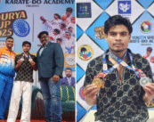 Aryan Shines at Sourya Cup, Clinches Gold and Silver in Karate