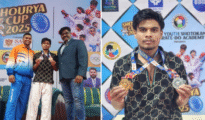 Aryan Shines at Sourya Cup, Clinches Gold and Silver in Karate