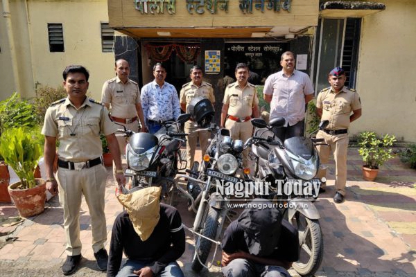 नागपूरमध्ये वाहनचोरी प्रकरणाचा उलगडा; दोन तरुण आरोपींच्या अटकेनंतर तीन दुचाकी पोलिसांच्या ताब्यात!
