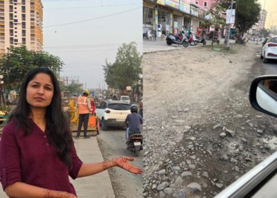 ग्राउंड रिपोर्ट: बेसा–पिपला रोड बदहाल