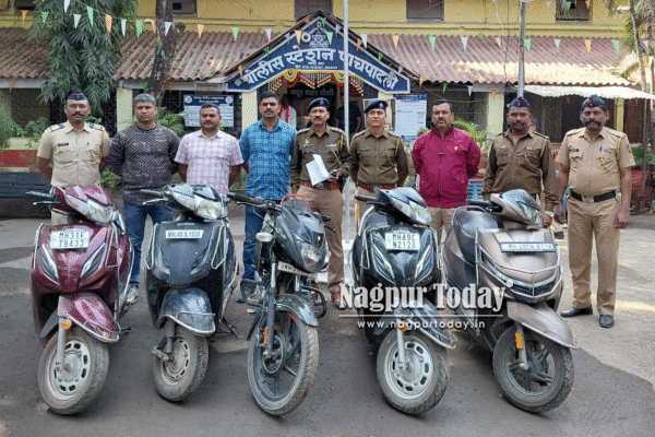 Pachpaoli Police Crack Four Vehicle-Theft Cases, Recover Five Stolen Bikes