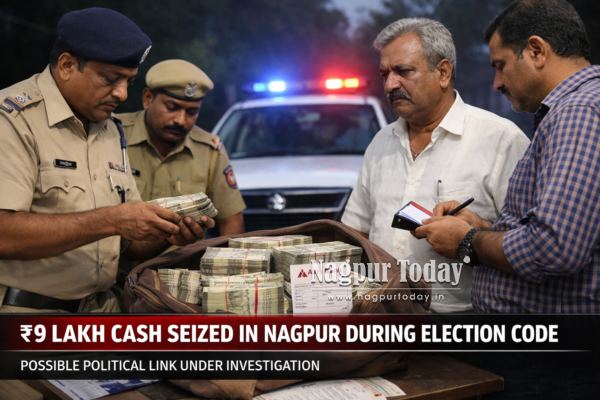 ₹9 Lakh Cash Seized During Model Code of Conduct in Nagpur, Political Angle Suspected