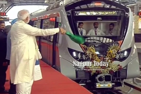 Modi inaugurates remaining phase 2 stretch of metro service in Gandhinagar