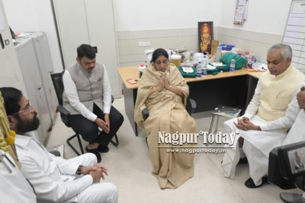 Fadnavis, Shinde, Maha guv meet Ajit Pawar’s wife