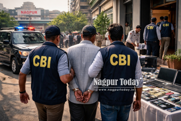 Nagpur Link Exposed in Rs 1.86 Crore ‘Digital Arrest’ Scam; CBI Arrests Local Shell Company Operator