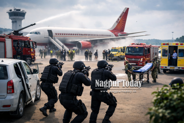 Nagpur Airport on full alert during high-stakes anti-hijack drill