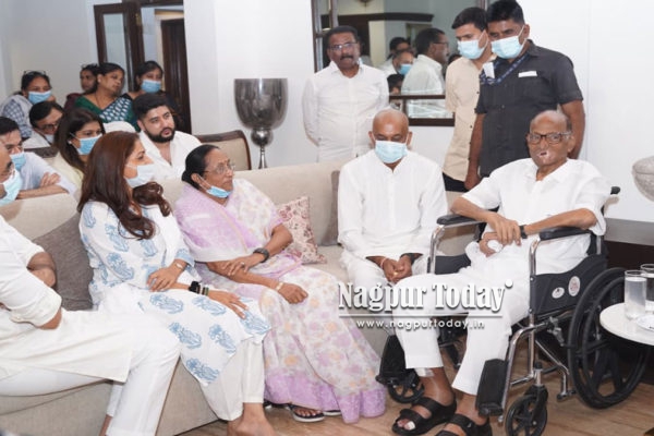 Sharad Pawar Visits Nagpur to Pay Tribute to Late Datta Meghe