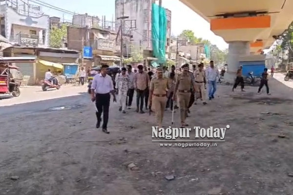 Car Smashers Paraded by Police in Nagpur