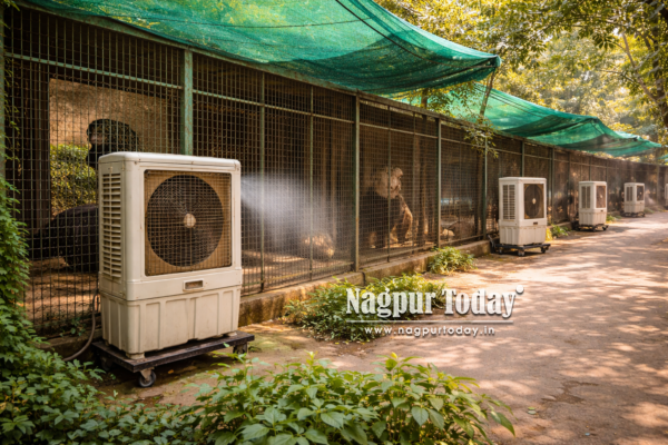As summer strikes early, Maharajbagh Zoo creates cooling haven for animals