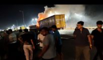 Driver Burnt Alive in Midnight Crash Near Mauda on Nagpur–Bhandara Highway; Cleaner Critical