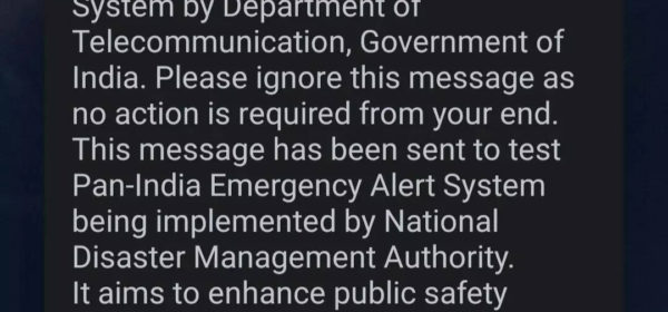 Trial of mobile-based disaster alert systems underway; citizens ignore message: DoT
