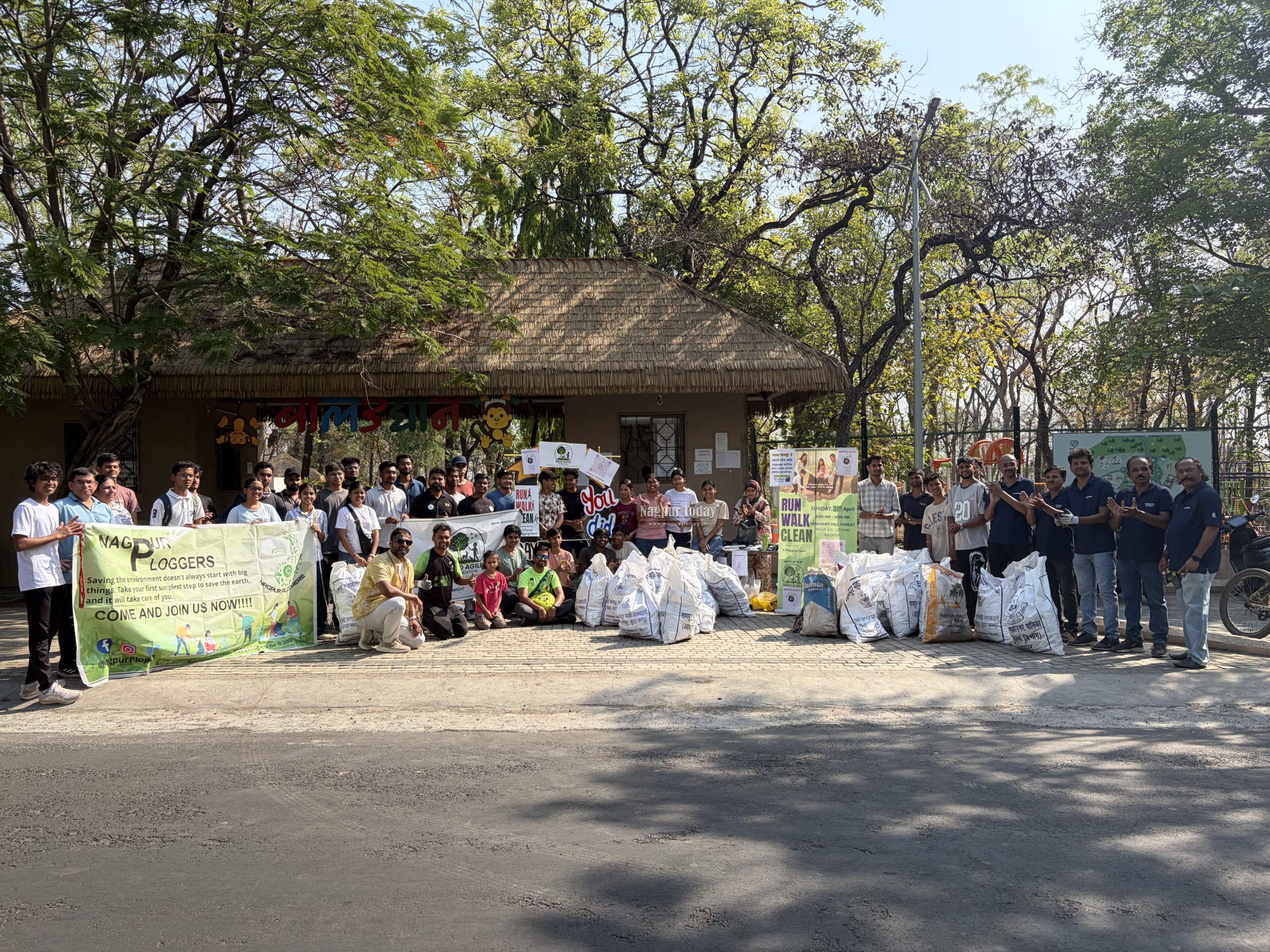 Forest Plogging Drive on Earth Day collects 470 kg waste at Seminary ...