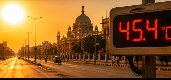 Nagpur Bakes at 45.4°C as Vidarbha Faces Severe Heatwave