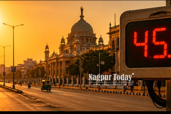 Nagpur Bakes at 45.4°C as Vidarbha Faces Severe Heatwave