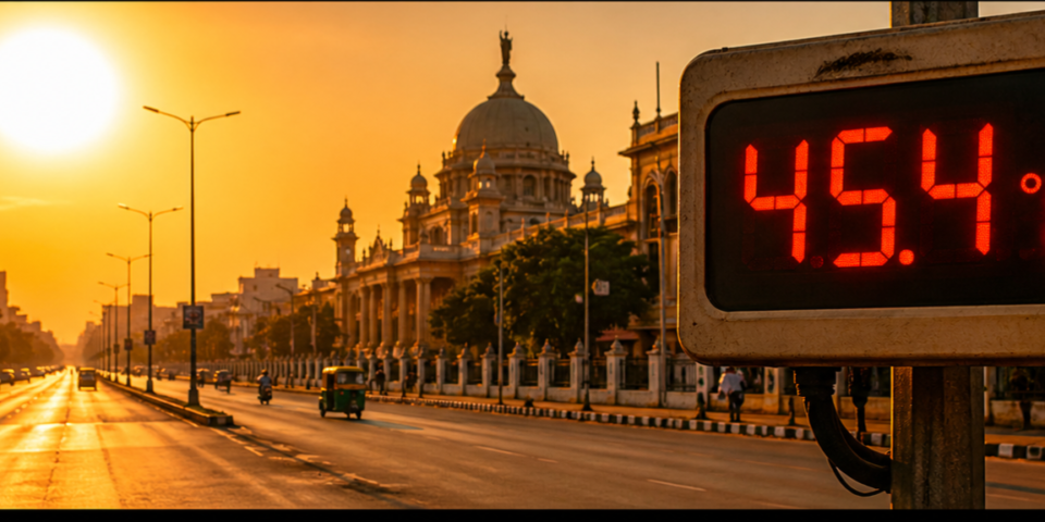 Nagpur Bakes at 45.4°C as Vidarbha Faces Severe Heatwave