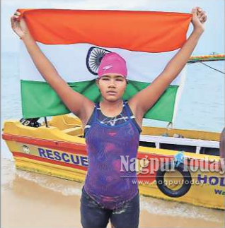 Blind courage conquers the ocean: Nagpur’s Ishwari Pande creates history
