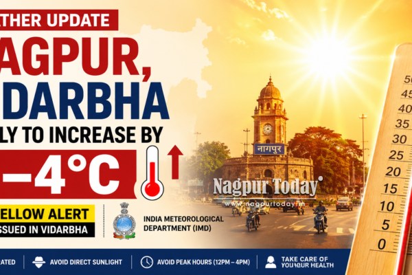 Nagpur Temperatures Likely to Rise by 2–4°C; IMD Issues Yellow Alert Across Vidarbha