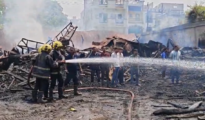 Fire guts Timber Mart in Kalamna, losses worth lakhs reported