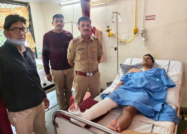 Drunk Driver Rams Police Barricade in Nagpur, Constable Seriously Injured