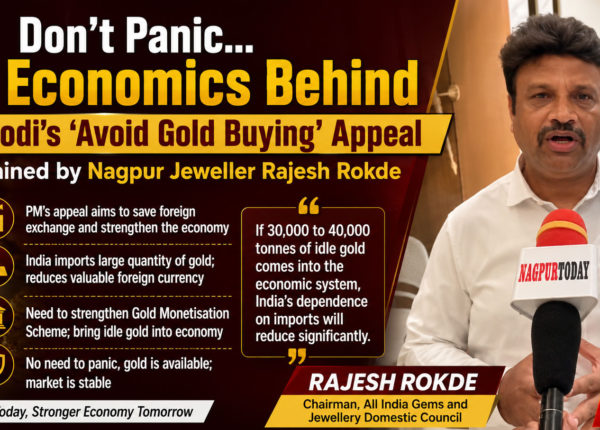 Don’t Panic… The Economics Behind PM Modi’s ‘Avoid Gold Buying’ Appeal Explained by Nagpur Jeweller Rajesh Rokde