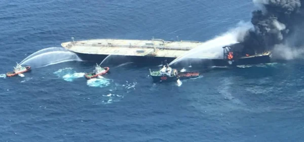 Fire reported on oil tanker with 24 Indian seafarers; all safe