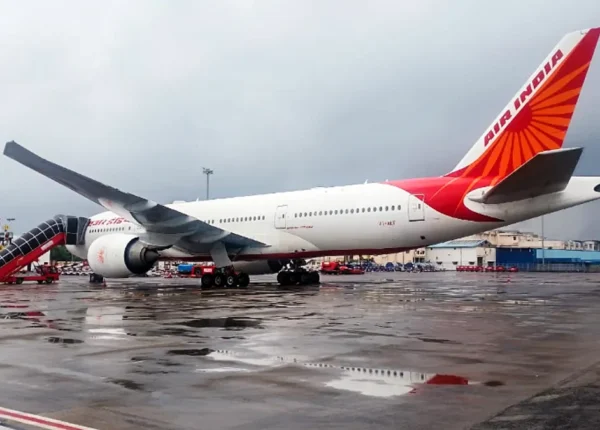 Air India planes damaged after gusty winds at Delhi airport