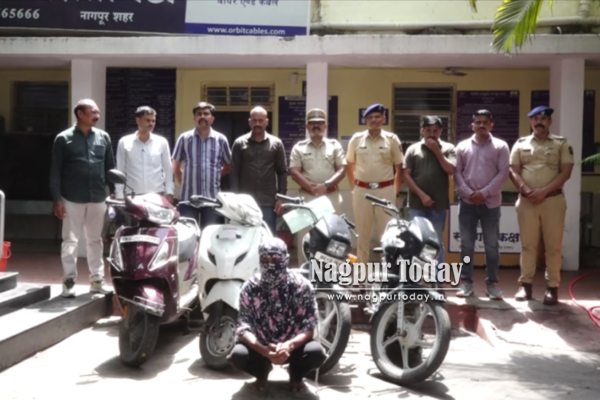 Habitual offender arrested in Sitabuldi; four theft cases solved