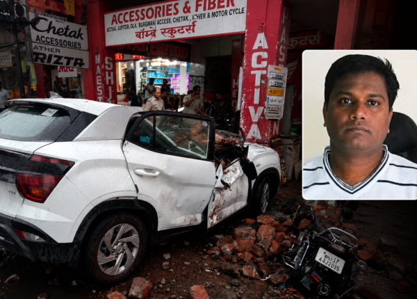 Nagpur: One Killed as Parapet Wall Collapses at Geetanjali Square