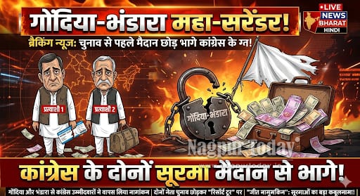 गोंदिया-भंडारा MLC चुनाव में वोटिंग से पहले कांग्रेस का महा-सरेंडर’ ! दोनों सूरमाओं ने खींचे पैर!