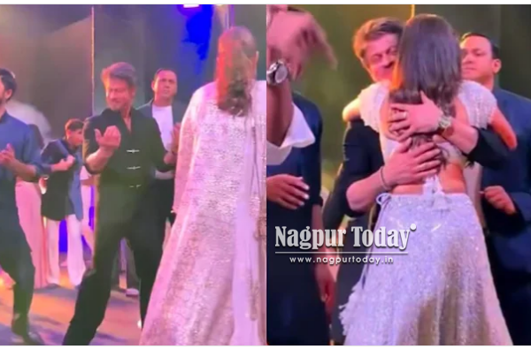 SRK lights up wedding celebrations of Supriya Sule’s daughter with Nagpur’s Sarang Lakhani