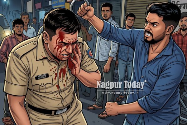 Beat Marshal attacked during midnight patrol in Nagpur; goon held