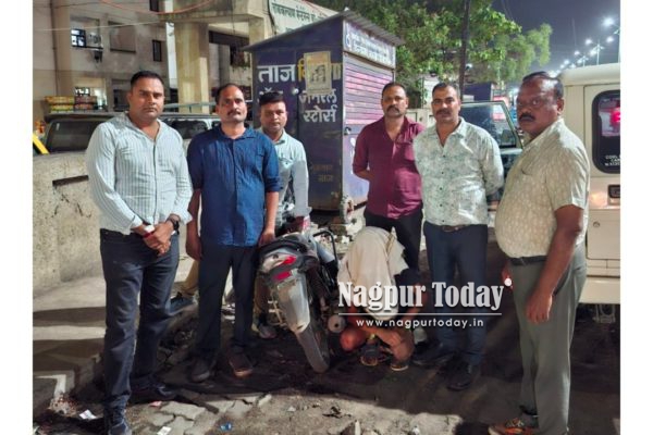 Drunk man robbed on Nagpur street, CCTV footage leads cops to stolen bike, accused
