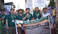 गोंदिया में ‘ऑक्सीजन मास्क रैली’ से फूटा पर्यावरणीय आक्रोश, वृक्ष धरा फाउंडेशन ने सरकार को घेरा