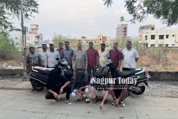Four held with 65 grams of MD drug worth Rs 9 lakh in Nagpur