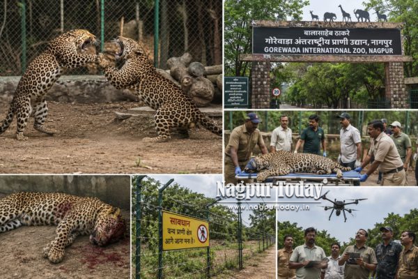 One leopard killed, another hurt in fierce fight at Gorewada Zoo