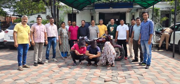 Crime Branch Bust in Nagpur: MD Drugs, Deadly Weapons and Jewellery Worth ₹16 Lakh Seized