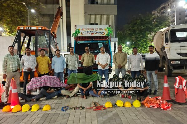 बीएसएनएल केबल चोरी गैंग का भंडाफोड़, 9 गिरफ्तार