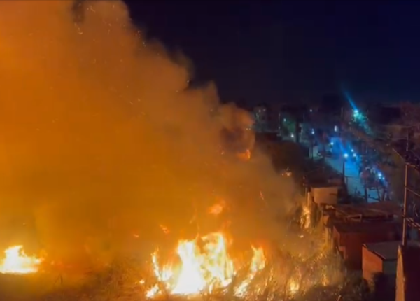 Massive Fire Breaks Out in Garbage Dump at Dighori’s Raut Nagar in Nagpur