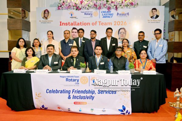 Nagpur MIHAN Town Rotary Club Installs 2026–27 Leadership
