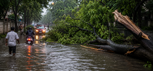 Heavy overnight rain keeps Nagpur Fire Brigade busy; 18 emergency calls received in 12 hours