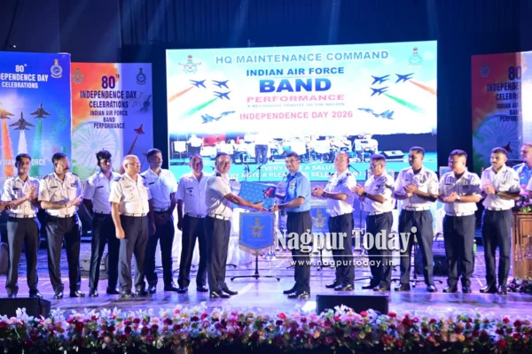 Nagpur: IAF Band Captivates Audience at Independence Day Concert
