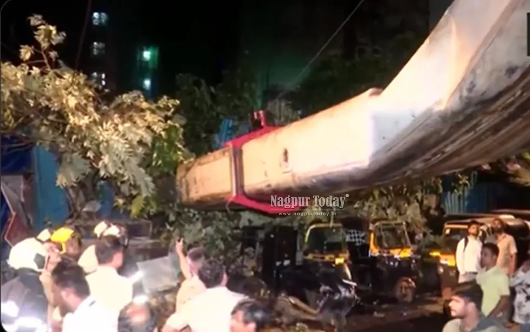 Crane topples onto houses in Mumbai’s Kurla injuring 8