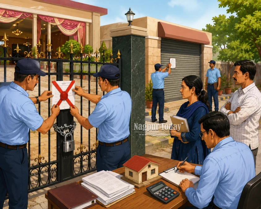 NMC intensifies tax recovery drive, defaulters’ properties seized across city