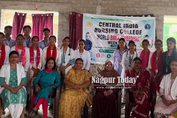 Nagpur Nursing College Marks World Breastfeeding Week with Awareness Drive