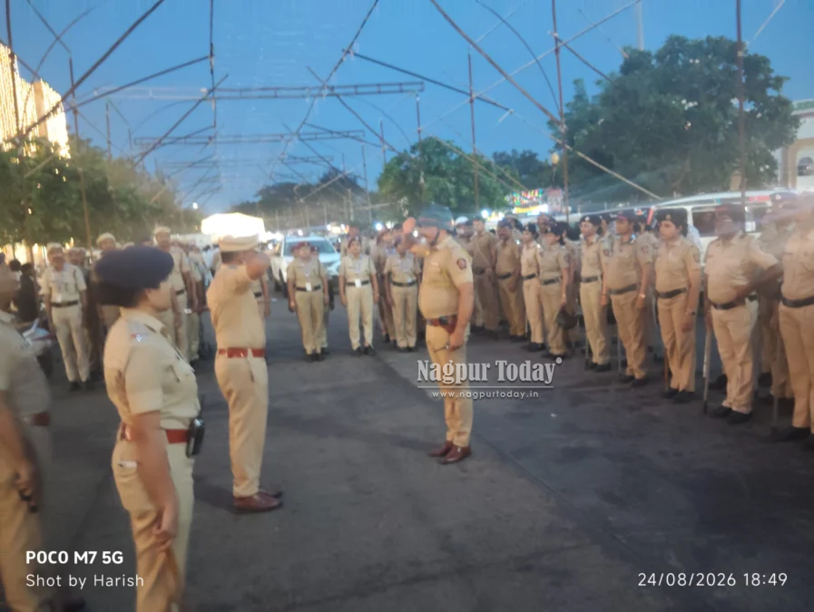 ईद-ए-मिलाद से पहले नागपुर पुलिस अलर्ट मोड पर, परिमंडल-4 में दंगा नियंत्रण की रिहर्सल और रूट मार्च